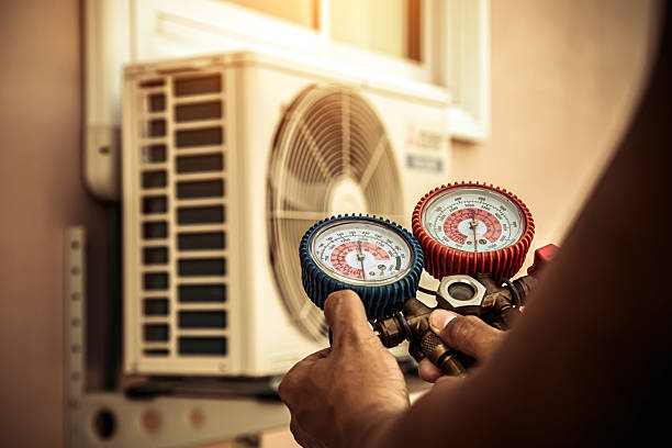 Professional Ac Installation technician working in Orchard, TX